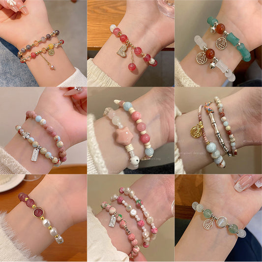 New style popular beads bracelet luxury pearl bracelets